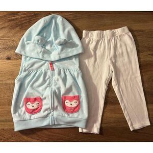 CARTERS‎ BABY GIRL 2-PIECE SET 12-18M